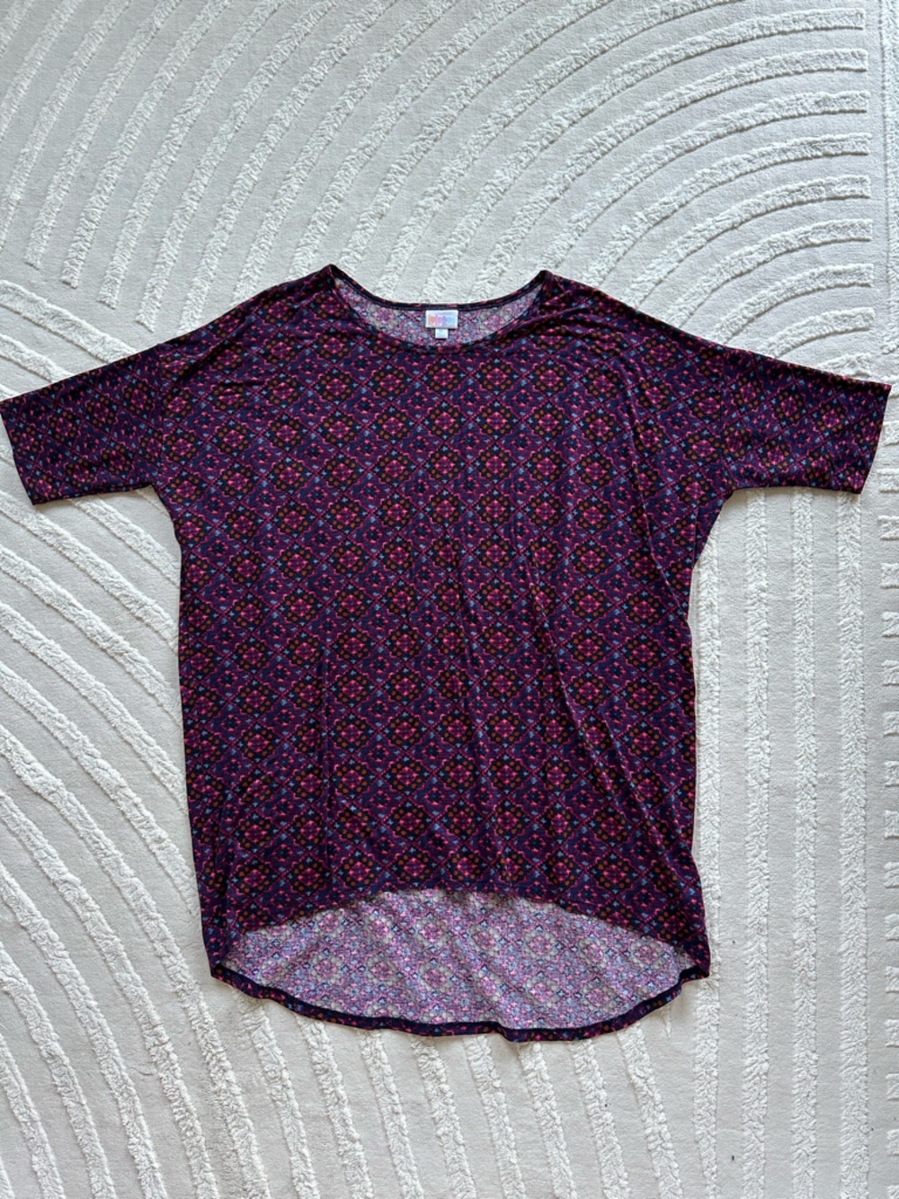 LuLaRoe | Irma Geometric Print Tunic Top